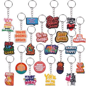 <span class=keywords><strong>2025</strong></span> New Arrival tùy chỉnh 2D Thiết kế thân thiện với môi ảnh kỹ thuật số Cao su Keychain dễ thương phim hoạt hình thiết kế bán buôn văn bản tốt - Product Image 1