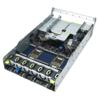 Serveur 8 GPU de haute qualité ESC-N8-E11 7U Rack 5e génération de processeur Intel Xeon avec jusqu'à 12 emplacements PCIE OCP 3.0 en stock