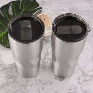 Gobelet isotherme en acier inoxydable à double paroi avec logo personnalisé, 30 oz et 20 oz, pour bière, café, voyage, avec couvercle - Product Image 2