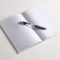 Cahier d'exercices A5, carnet scolaire, reliure à chevalet, papier épais, 14,5x20cm, papeterie de bureau et éducative, personnalisable, vente en gros