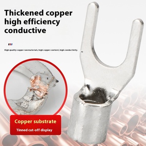 Phoenix snb1. 25-3/4/5/6/8 ô tô khối thiết bị đầu cuối dây đồng Lug nối ngã ba hình chữ U lạnh ép đồng Quốc gia - Product Image 3