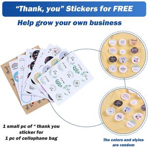 12x16 inches <b>Large</b> Clear Resealable <b>Cellophane</b> <b>Bags</b> for Packaging Products 300ct Plastic Self-sealing Gift <b>Bags</b> - Product Image 3