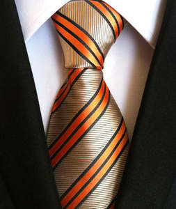 새로운 디자인 클래식 실크 남성 목 넥타이 8 cm 격자 무늬 스트라이프 넥타이 남성용 정장 비즈니스 웨딩 실크 넥타이 - Product Image 6