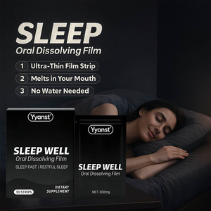 Bandes buccales OEM/ODM à dissolution rapide pour un sommeil profond et un soulagement du stress chez l'adulte, sans sucre, personnalisables, complément alimentaire - Product Image 4