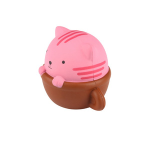 ของเล่นบีบตุ๊กตาแมวในแก้ว สำหรับเด็กอายุ 2 ถึง 4 ปี ของเล่นบีบคลายเครียดสำหรับเด็กทุกเพศ - Product Image 2