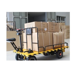<span class=keywords><strong>Carrello</strong></span> Elettrico Mobile da Magazzino <span class=keywords><strong>con</strong></span> Capacità di Carico 1000-2500 kg, Piattaforma di Trasporto <span class=keywords><strong>con</strong></span> Ringhiera - Product Image 3