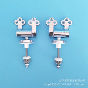 Zinc Alloy Plum Blossom Hinge 6cm Soft Close Toilet Seat Fixing Parts Bathroom <b>Hardware</b> - Product Image 3