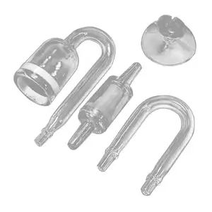 Glas Spiraal CO2 Diffuser Bubble Counter Voor <span class=keywords><strong>Aquarium</strong></span> Geplant Tank Diffusor Voor CO2 Generator Cilinder <span class=keywords><strong>Aquarium</strong></span> Accessoires - Product Image 1