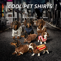 Manteau d'été pour chien GorisPet Cool Killer, motif imprimé, design moderne, taille XS, en polyester écologique, idéal pour le printemps et l'Halloween, vente en gros