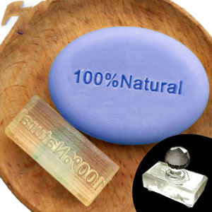 Su misura Professionale di Cristallo Migliore Argilla Sapone Naturale Timbro A Mano Trasparente Piccolo Incisore Logo Calda Sapone Acrilico Stamp - Product Image 5