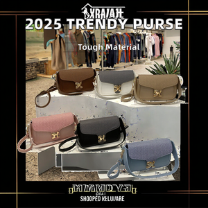 Bolso de cuero PU para mujer de estilo Vintage y Nacional 2025, bolso de hombro tipo bandolera para mujer, bolso de diseñador de moda, superventas - Product Image 2