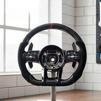 Volant en fibre de carbone forgé sur mesure pour Mercedes AMG GLC A45 C43 C63 C450 S63 E63 W205 W213 W222 CLS Pièces automobiles