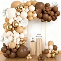 Kit de guirlande de ballons vert sauge et bleu poussière, arche en latex crème rétro, décoration de fond pour fête prénatale unisexe et anniversaire