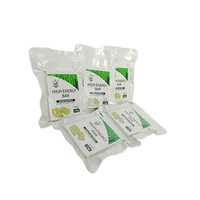 Barras de Proteína con Sabor a Cosechas Jóvenes de 120 g, Alta Energía, Textura Dura, Sabor Dulce, Galleta en Bolsa