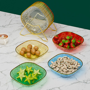 Best Selling Multifunction PP Snacks Fruit Plate Nut <strong>Candy</strong> Box Back School <strong>Tray</strong> for Dry Food Storage for Hotels and Events - Product Image 4