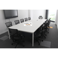 Table de réunion rectangulaire sur mesure de haute qualité 2026 pour salle de conférence, mobilier de salle de réunion, bureau de formation avec prise intégrée