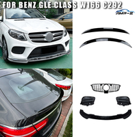 Kit carrosserie AMP-Z pour Mercedes Benz Classe GLE W166 C292 : Lame de pare-chocs avant, Jupes latérales, Aileron arrière, Diffuseur arrière en ABS