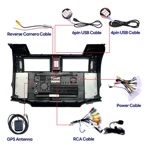 Manufacturer OEM Android <b>Car</b> Stereo 4+64G <b>Car</b> Player Wireless CarPlay GPS Navigation BT for 2009-2021 - Product Image 2