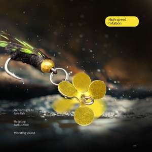 3 remos hélice lentejuelas oro y plata Fly Binding Material pesca con mosca - Product Image 4