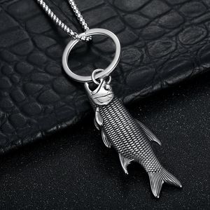 Stainless Steel Fish Bottle Opener Keychain Vintage Silver Carp Design For Fishing Enthusiasts - Product Image 4