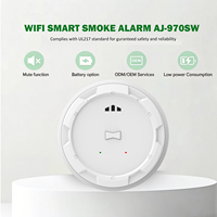 Détecteur de fumée Wi-Fi ANKA avec batterie 10 ans, compatible Tuya Smart Home, alarme incendie connectée Wi-Fi (USA)