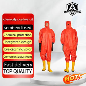 Combinaison de sécurité confortable à fermeture intégrale, légère en coton, anti-âge, anti-coupure, résistante aux acides et aux alcalis, tenue de travail - Product Image 1