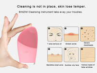 Nouveau visage beauté électrique sonique Silicone nettoyage du visage sonique étanche véritable expert visage brosse