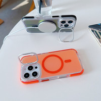 Nouvelle coque de téléphone magnétique IMD laser avec support d'appareil photo en métal Meracly pour iPhone 17 Pro Max 16 Plus 15 14 13 12 11