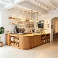 Ensemble de meubles de restaurant et de café modernes sur mesure, table et chaises de salle à manger commerciales complètes pour hôtel, café
