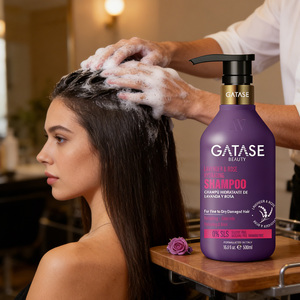 GATASE แชมพูลาเวนเดอร์และโรส ไฮเดรตติ้ง สำหรับ<span class=keywords><strong>ผม</strong></span>แห้งเสีย สูตรบำรุงและเพิ่มความชุ่มชื้นเพื่อทำความสะอาดและบำรุงผมที่เปราะบาง - Product Image 2