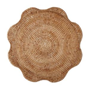 Woven Natural Rattan Placemat Heat Resistant Braided Wicker <b>Table</b> <b>Mats</b> Decor for Wedding Decoration - Product Image 4