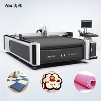 Máquina de Corte de Goma CNC AOL con Cuchilla Oscilante para Alfombrillas y Rollos de Goma