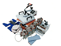 Presse à Chaud Manuelle 15-en-1 Nouvelle Génération pour Sublimation – Idéale pour Tasses, Casquettes, Assiettes, Stylos, T-shirts et Articles Promotionnels