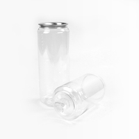 Pot en plastique PET de 330 ml avec couvercle à pompe et logo personnalisable pour les aliments en conserve et les boissons