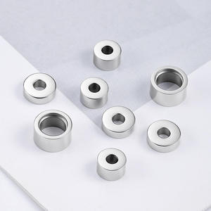 Factory Supply Custom Stainless Steel Cylinder <b>Spacer</b> Beads Short Tube Waterproof Accessories for Diy Bracelet Jewelry Making - Product Image 1