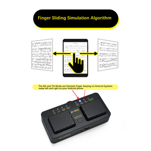 M-VAVE CUBE <span class=keywords><strong>TURNER</strong></span> PRO Pedal de Control MIDI Inalámbrico Recargable, Pedal Inteligente para Pasar Páginas de Partituras, Pasador de Partituras Inalámbrico MIDI - Product Image 5