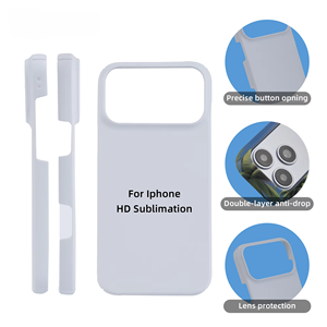 Coque vierge mate pour sublimation pour 17 Pro Max, fine, légère, anti-traces de doigts, antichoc, personnalisable, imprimable, pour presse à chaud - Product Image 3