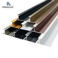 Profilé en H en aluminium pour des transitions fluides sur les murs et les bords des meubles