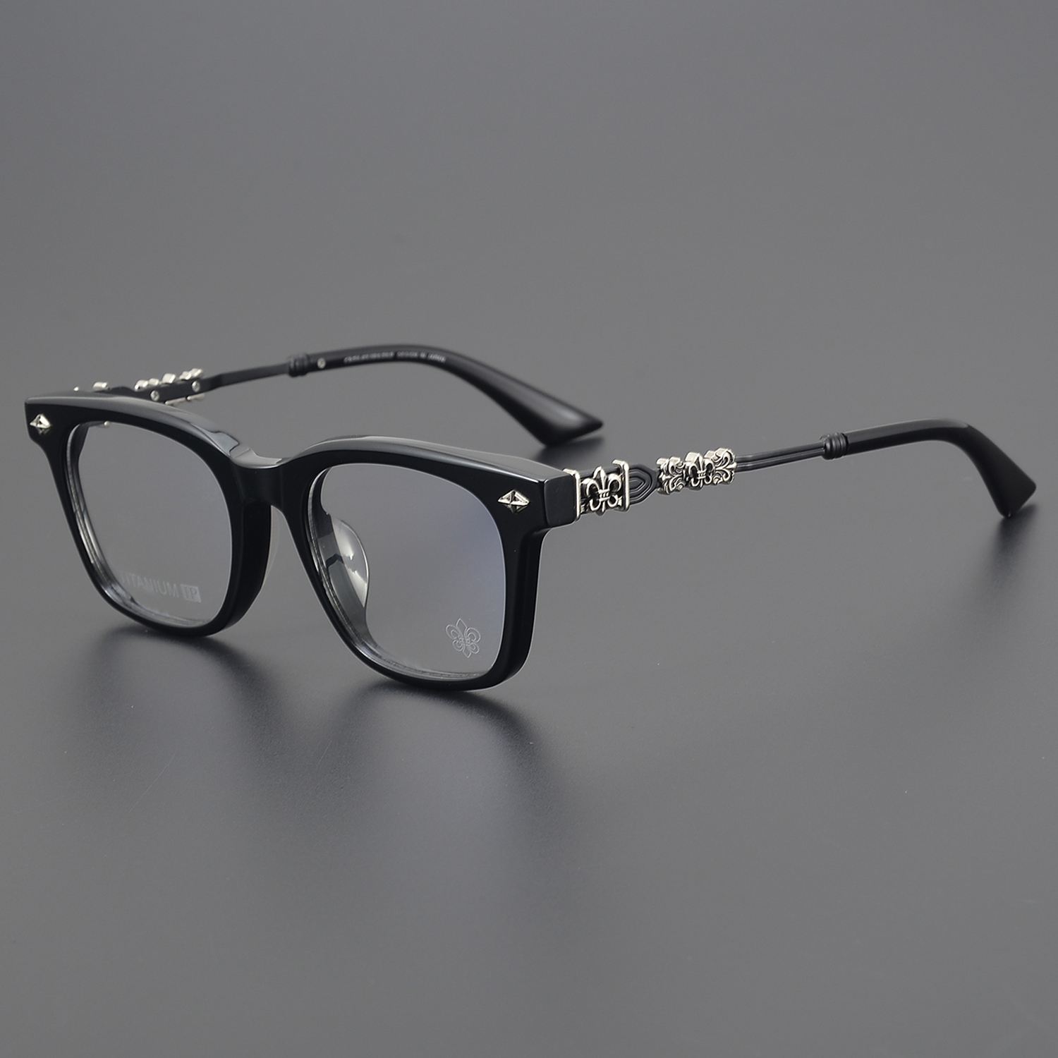 新品未使用品　CTHY HIGH-END VINTAGE EYEWARE New Kate Spade Brown Floral Interior Cat Eye Eyeglasses