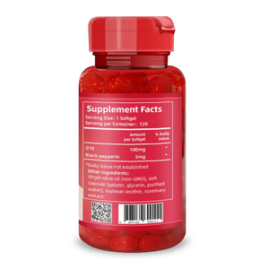 Suplemento Nutracéutico Coq10 100mg, Fabricante de Productos Sin GMO, Apoya la Salud del Corazón y Antioxidante, 120 Cápsulas Blandas de Coq10 para Adultos - Product Image 2