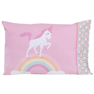 Double Sided Pillowcase Duvet Cover Powder White Cartoon Printing 4 Piece <strong>Toddler</strong> <strong>Bedding</strong> <strong>Set</strong> for <strong>Girls</strong> - Product Image 5