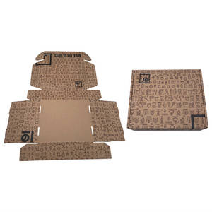 2024 Hete Verkoop Op Maat Gegolfde Cakebox Gerecyclede Materialen UV-Coating Matte Laminering Embossing Golfkarton Mappen - Product Image 2