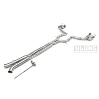 Échappement arrière à soupape en acier inoxydable haute performance pour Bentley Continental GT 4.0T Twin Turbo V8 2018-2023