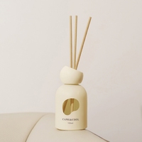 Diffuseur de parfum minimaliste en céramique sans flamme, ensemble d'aromathérapie longue durée, parfum durable 90-120 jours, décoration intérieure pour la maison et la chambre
