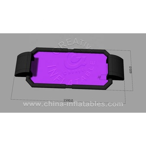 Campo de Fútbol Inflable Comercial con Tobogán de Agua y Jabón para Alquilar - Product Image 2