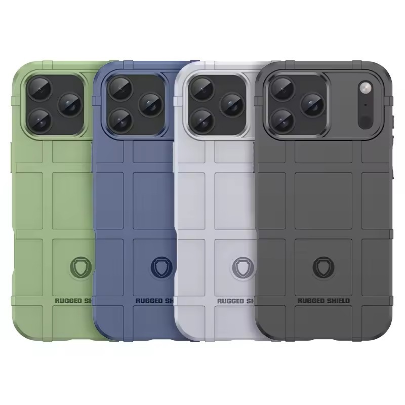 For Iphone17 Air 16 15 14 13 12 Plus Pro Max Case Plus Shield Shockproof Case Lens Film Protection Soft Tpu Rugged Cover