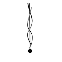 Lampadaire en spirale linéaire moderne à LED pour chambre à coucher