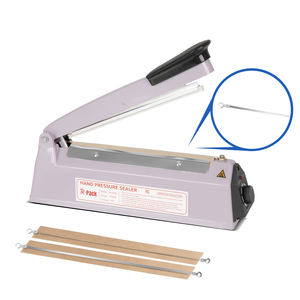 เครื่องปิดผนึกด้วยความร้อน R-PACK พร้อมแถบซีลเครื่องปิดผนึกและตัดถุงสำหรับงานหนักเปลี่ยน2ชิ้น (สีม่วง, 8นิ้ว) - Product Image 1