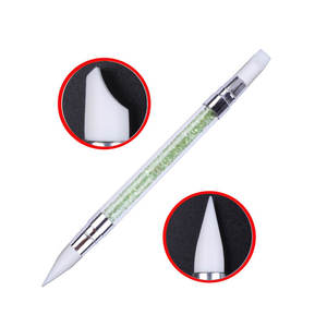 Ensemble de pinceaux à ongles en silicone à séchage rapide pour la peinture DIY, la décoration florale, la peinture, la création d'art sur les ongles, <span class=keywords><strong>double</strong></span> extrémité, qualité supérieure - Product Image 2