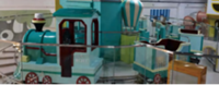 Train de simulation haute vitesse pour aire de jeux, ensemble de train électrique pour enfants, mini-locomotive de divertissement pour fête foraine